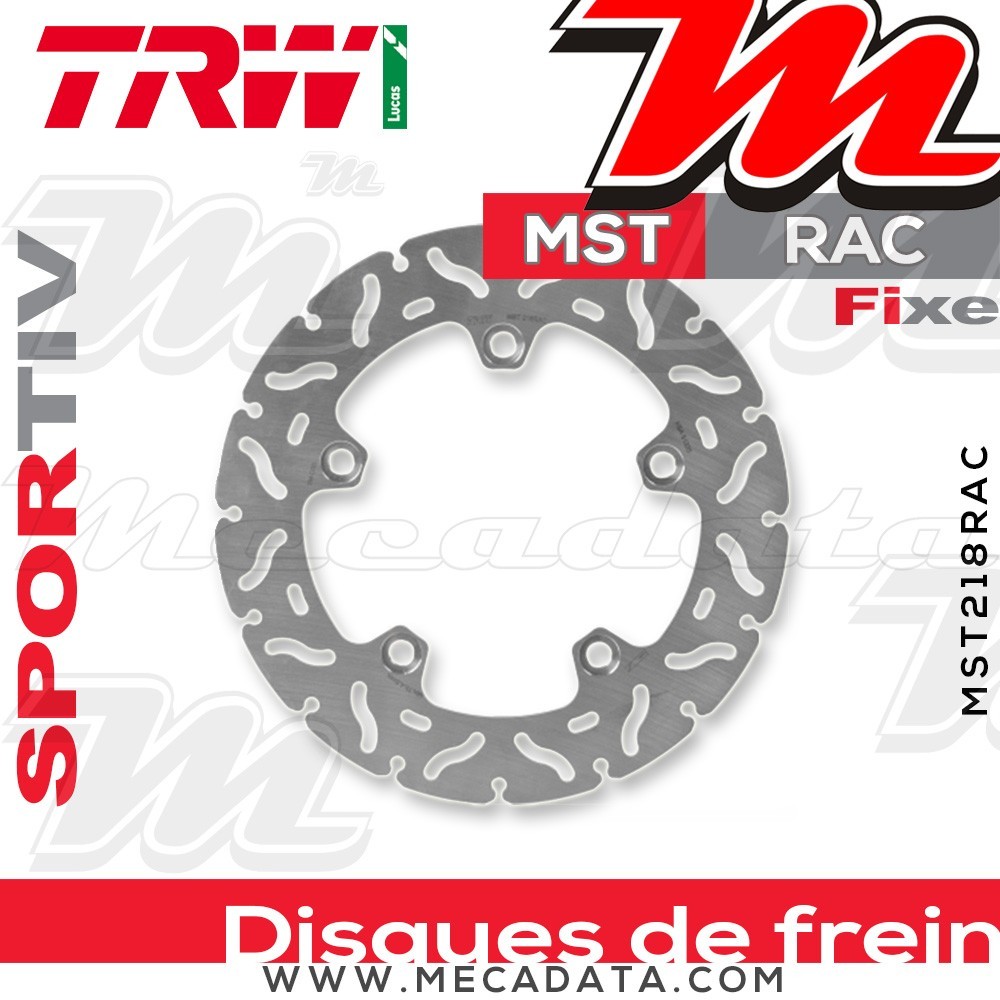 Disque de frein ~ TRW Lucas MST 218 RAC 