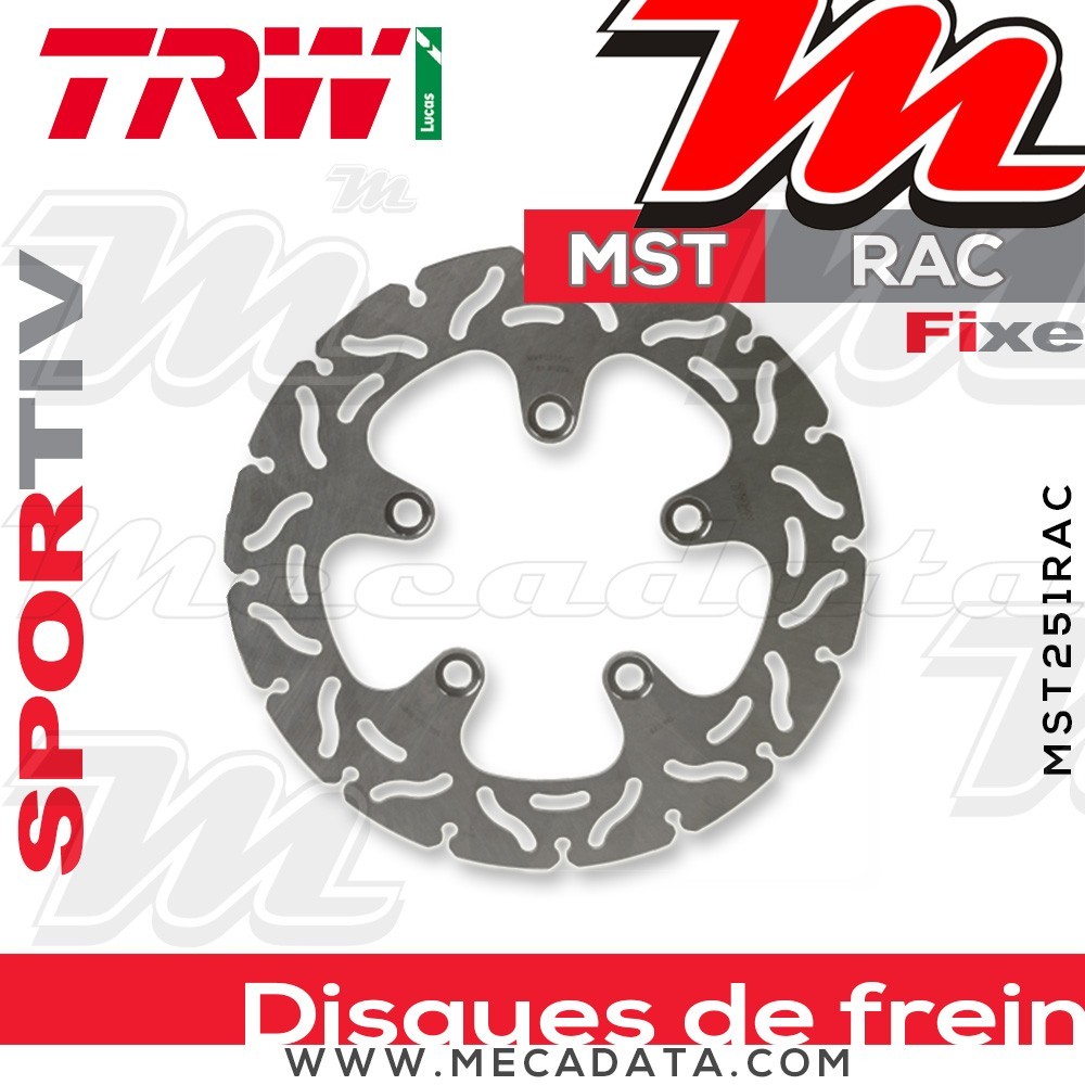 Disque de frein ~ TRW Lucas MST 251 RAC 