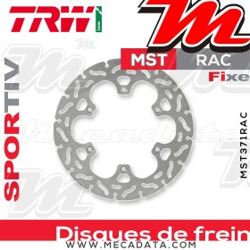 Disque de frein ~ TRW Lucas MST 371 RAC 