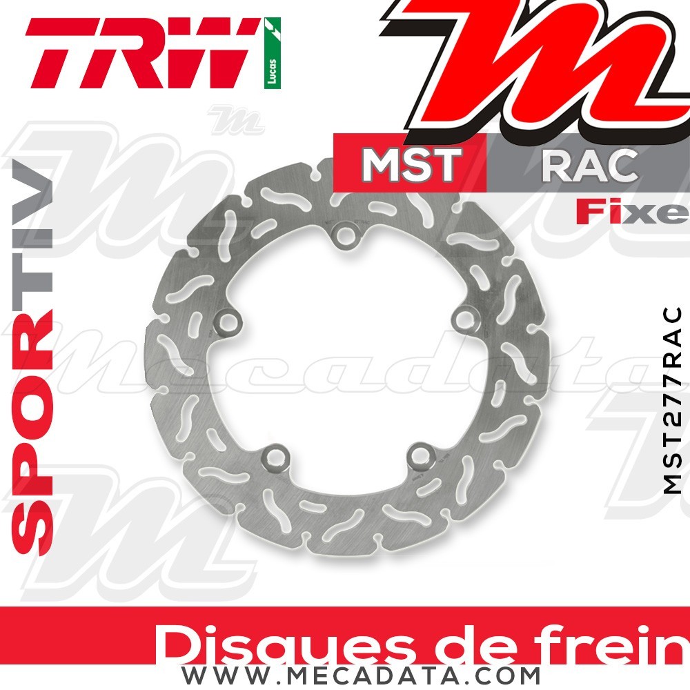 Disque de frein ~ TRW Lucas MST 277 RAC 