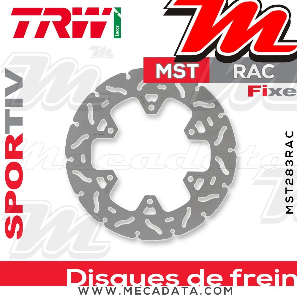 Disque de frein ~ TRW Lucas MST 283 RAC 