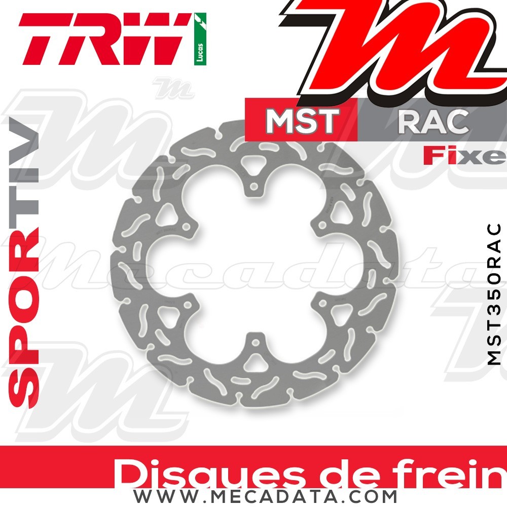 Disque de frein ~ TRW Lucas MST 350 RAC 