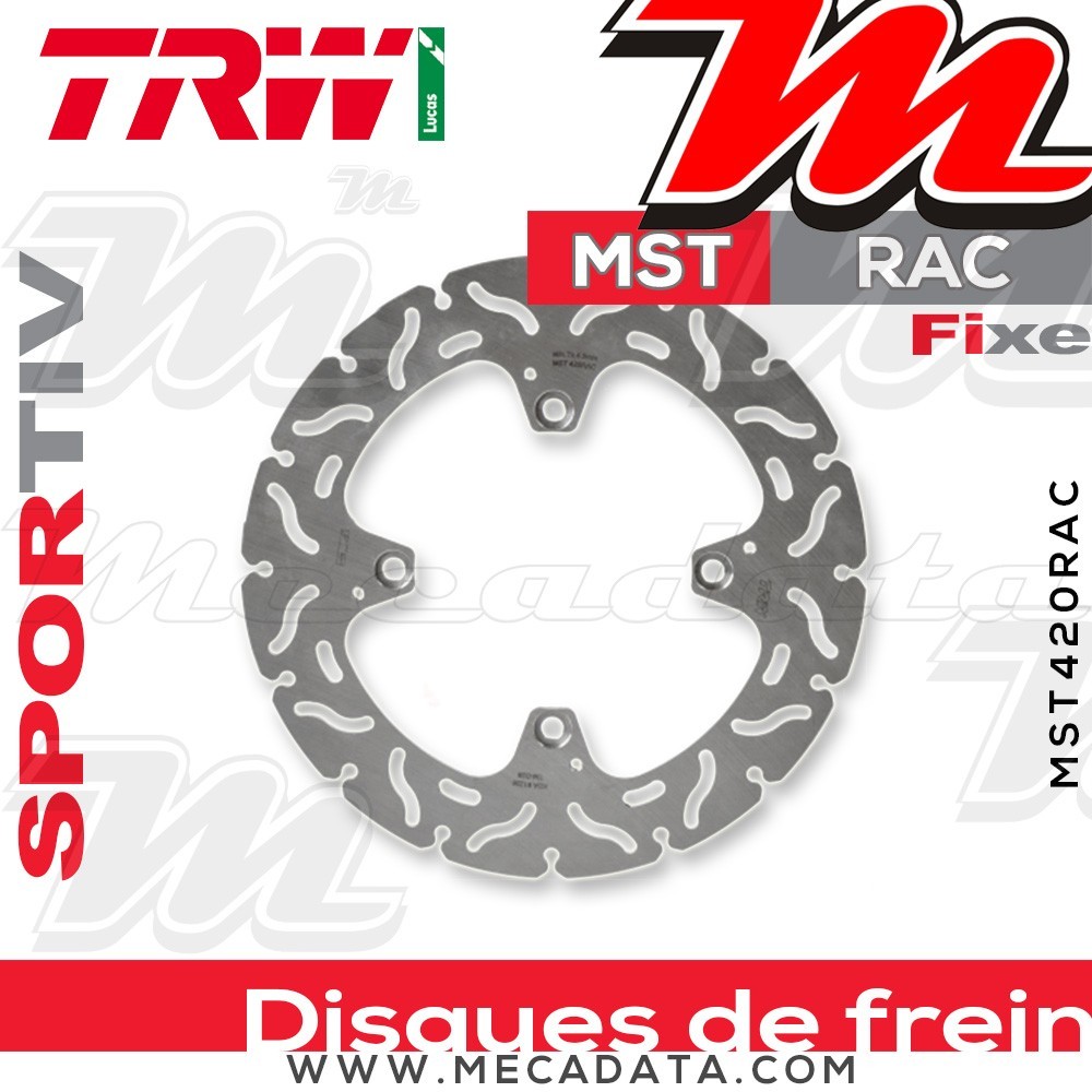 Disque de frein ~ TRW Lucas MST 420 RAC 