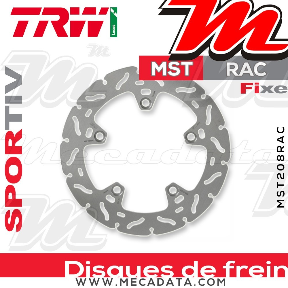 Disque de frein ~ TRW Lucas MST 208 RAC 
