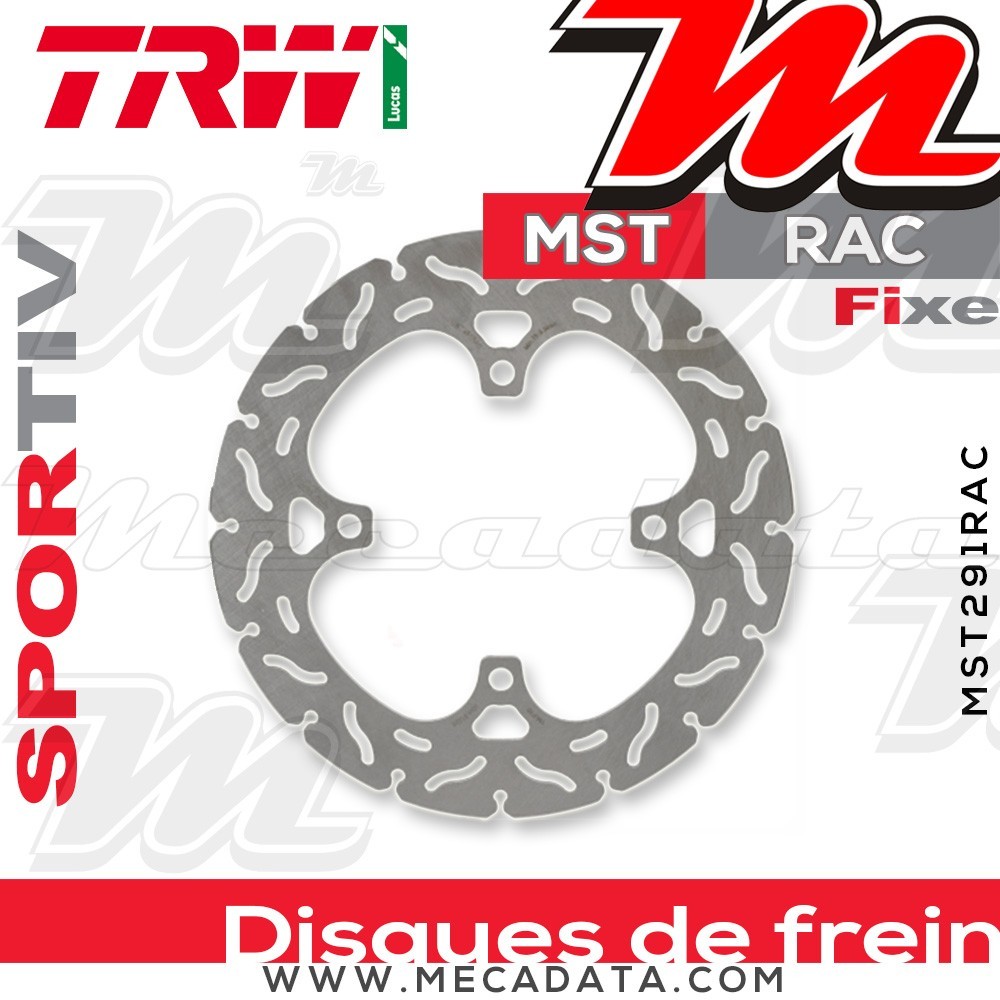 Disque de frein ~ TRW Lucas MST 291 RAC 