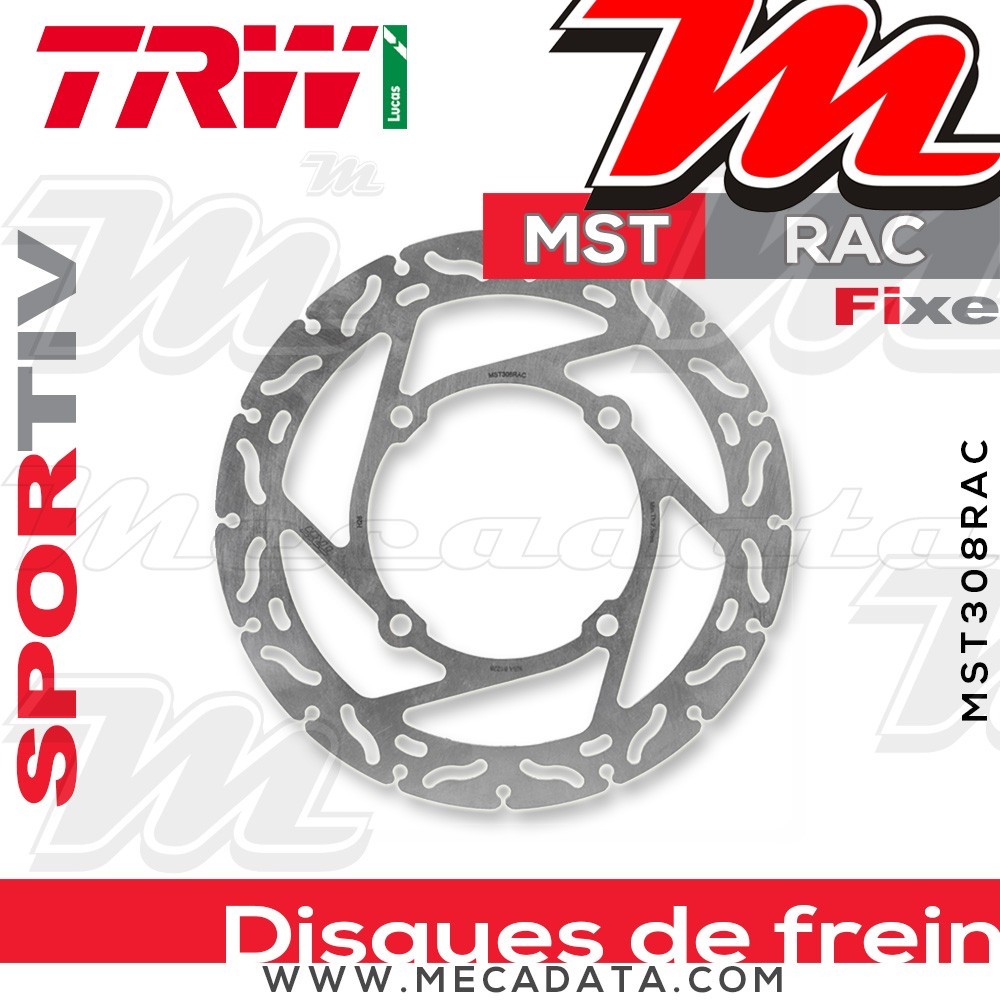 Disque de frein ~ TRW Lucas MST 308 RAC 