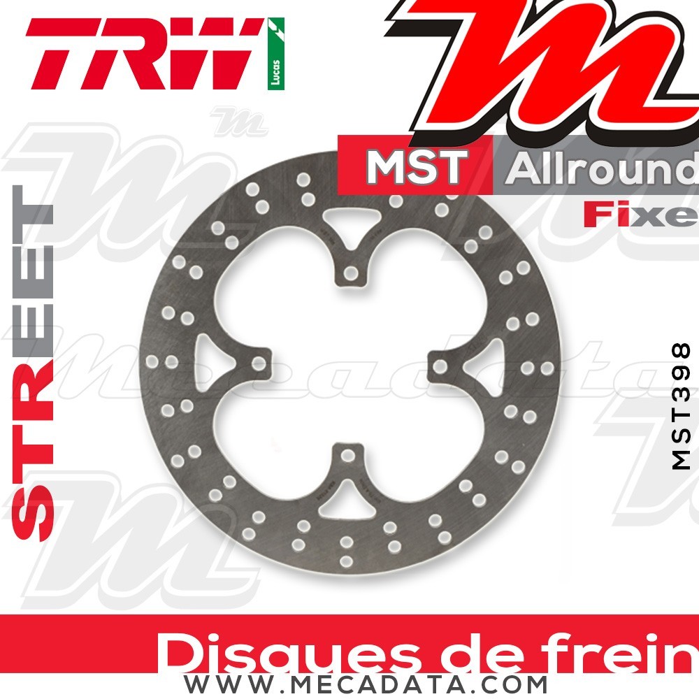 Disque de frein ~ TRW Lucas MST 398 ALL 