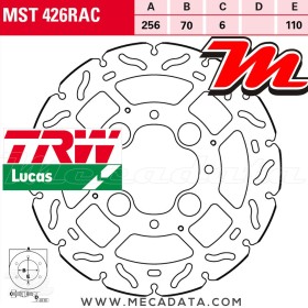 Disque de frein ~ TRW Lucas MST 426 RAC 