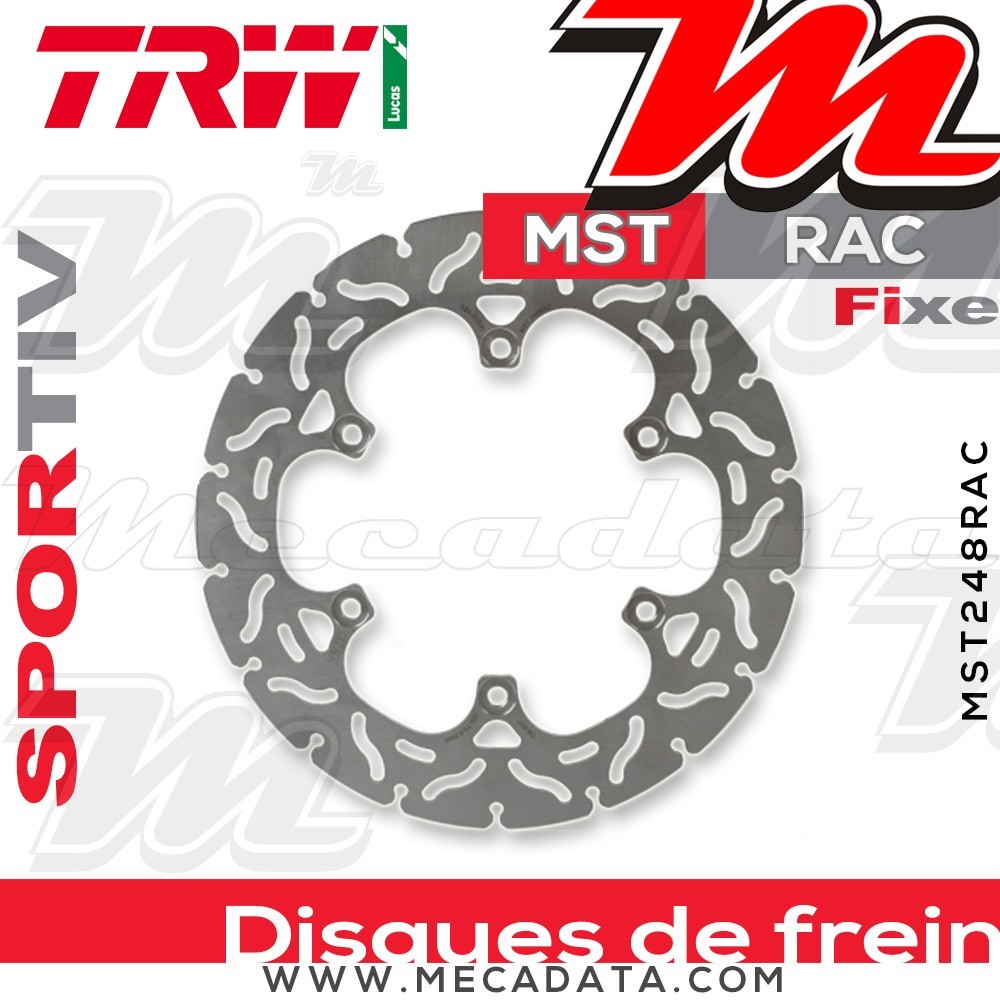 Disque de frein ~ TRW Lucas MST 248 RAC 