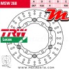 Disque de frein ~ TRW Lucas MSW 268 ALL 