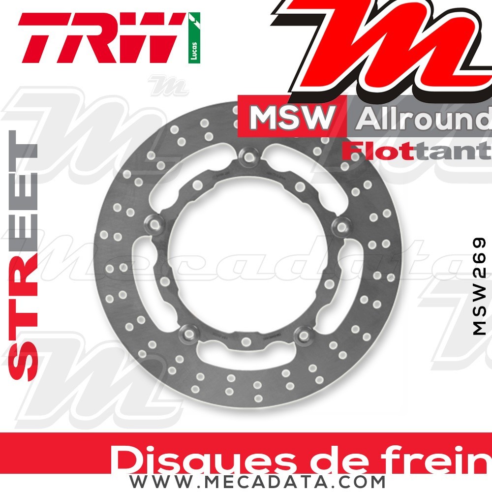 Disque de frein ~ TRW Lucas MSW 269 ALL 