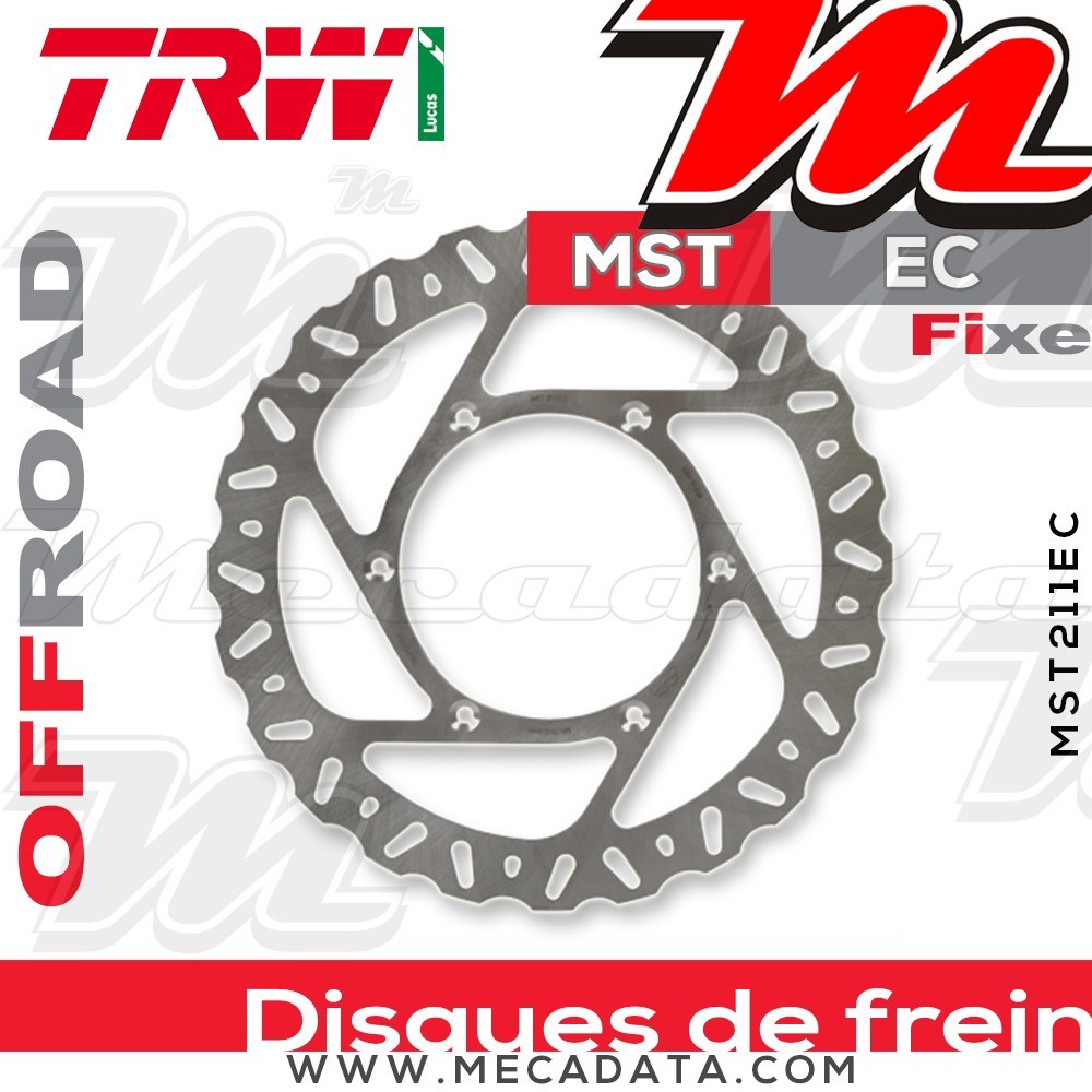 Disque de frein ~ TRW Lucas MST 211 EC 