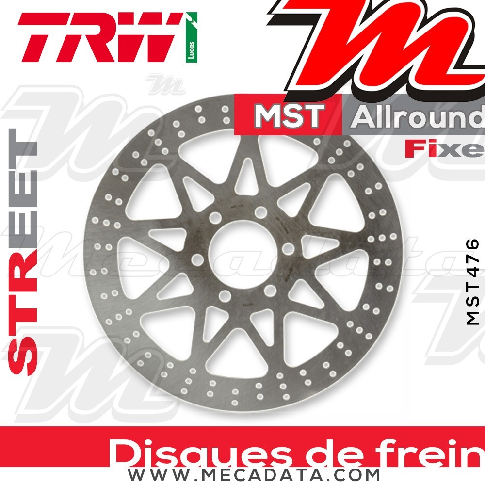 Disque de frein ~ TRW Lucas MST 476 ALL 