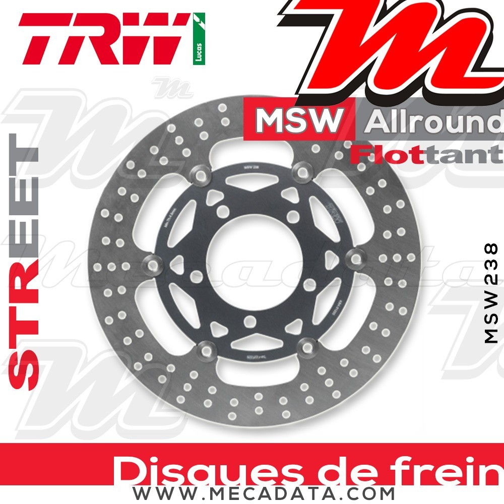 Disque de frein ~ TRW Lucas MSW 238 ALL 