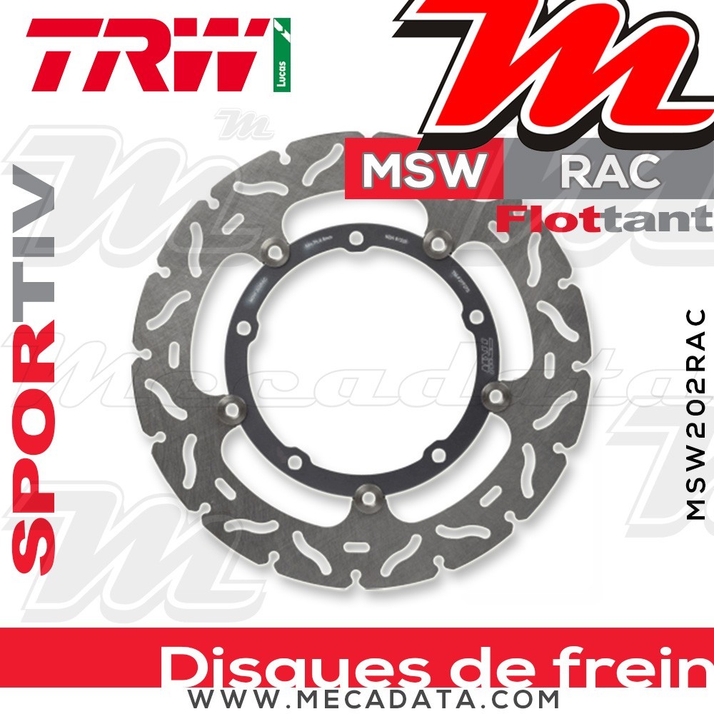 Disque de frein ~ TRW Lucas MSW 202 RAC 