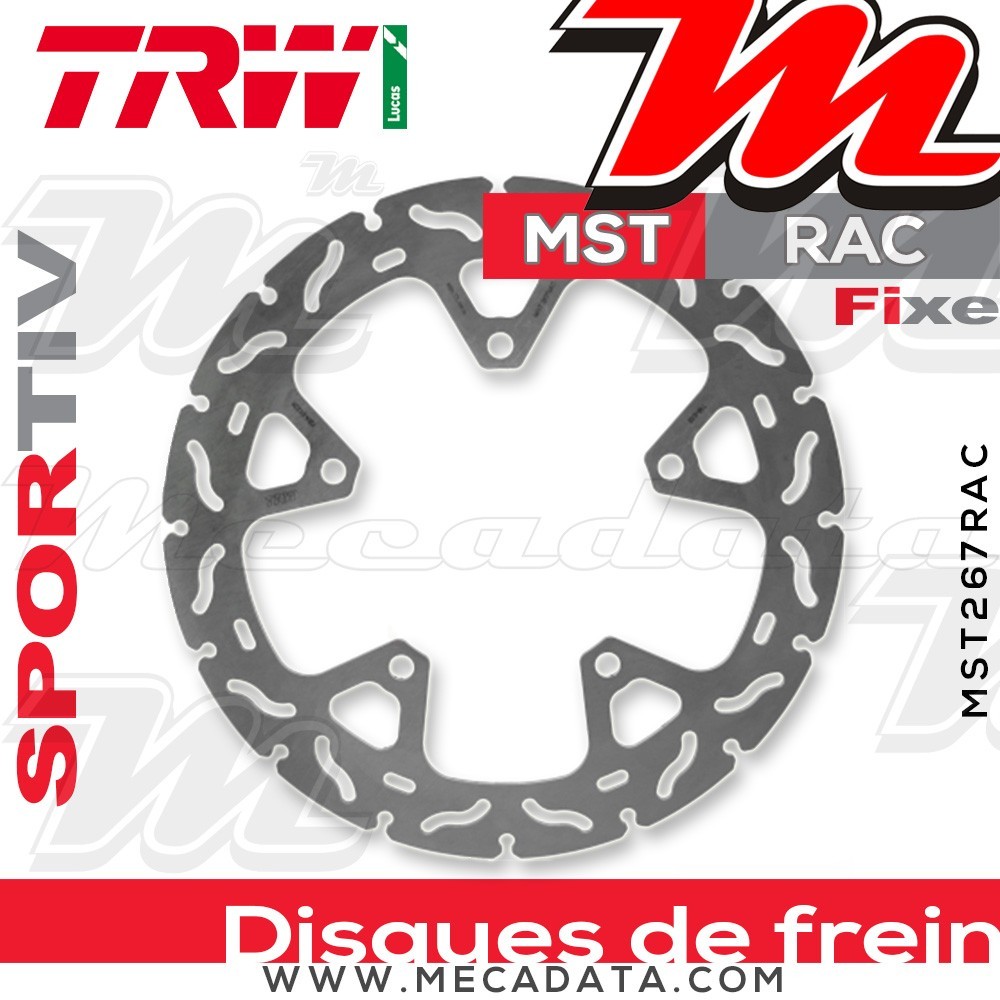Disque de frein ~ TRW Lucas MST 267 RAC 