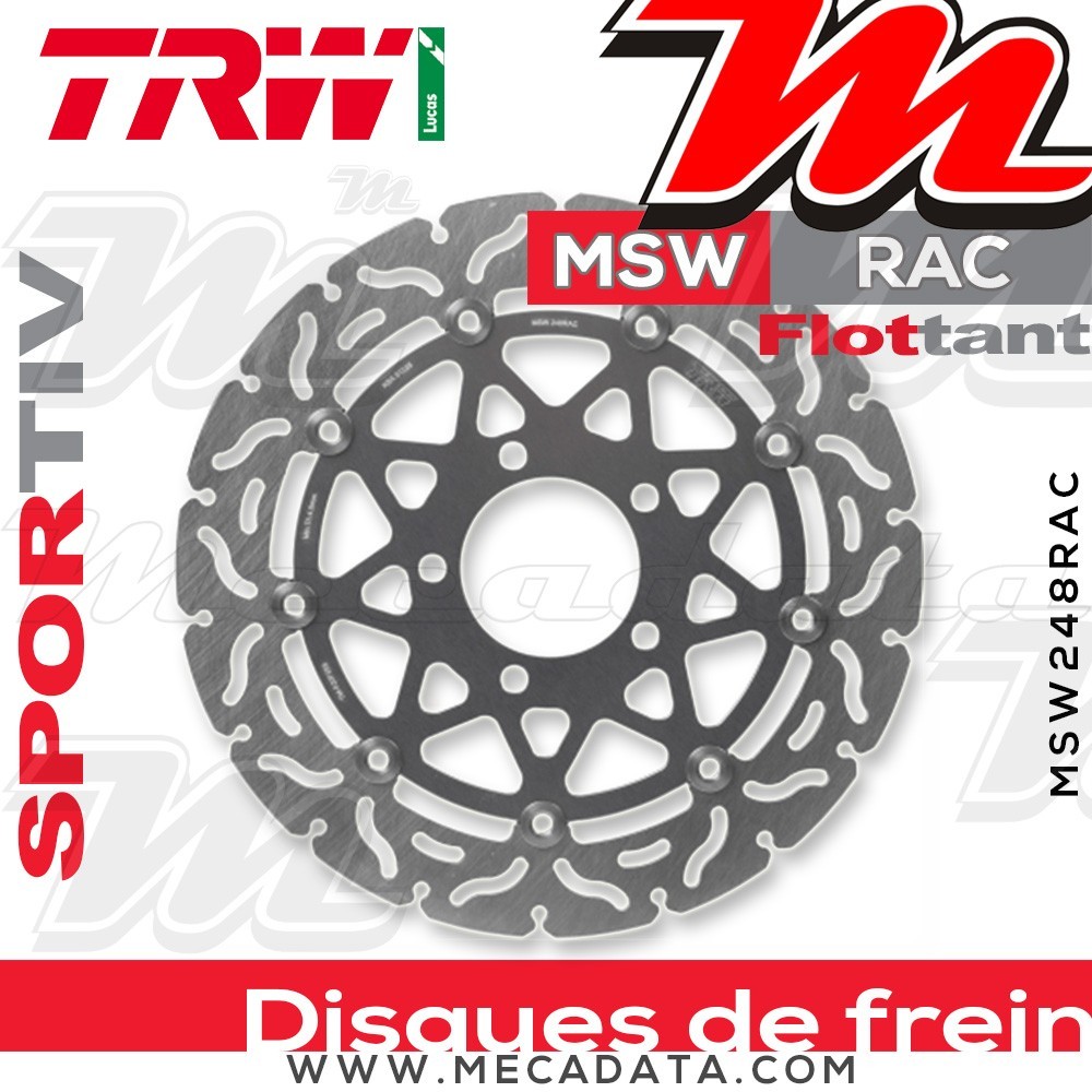 Disque de frein ~ TRW Lucas MSW 248 RAC 