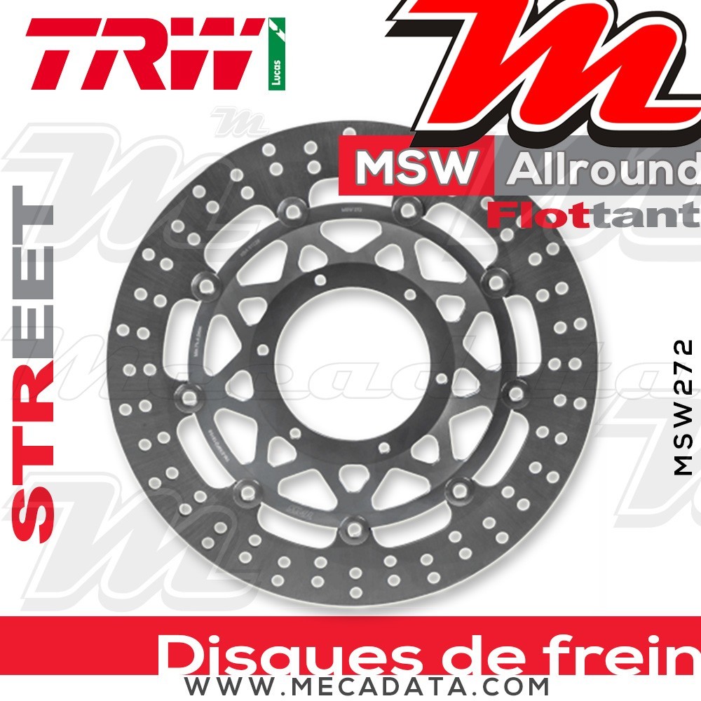 Disque de frein ~ TRW Lucas MSW 272 ALL 