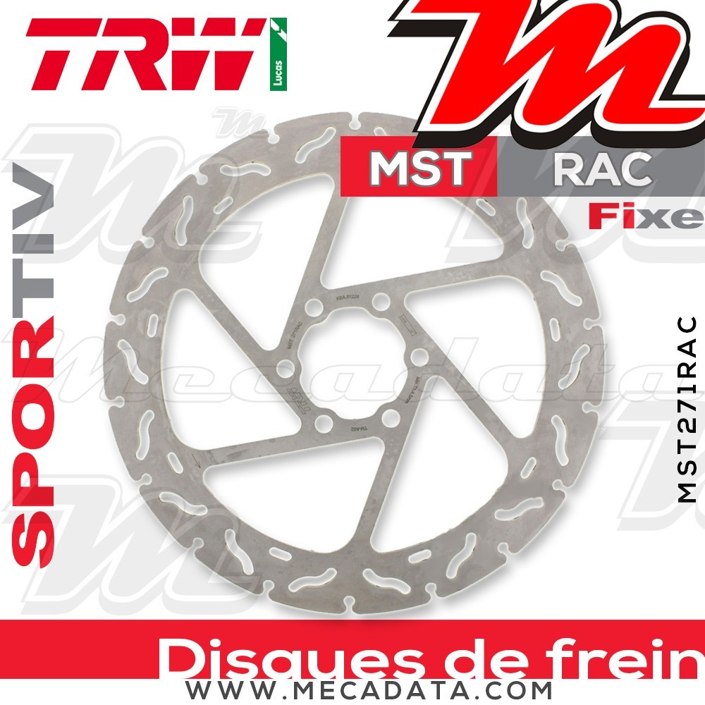 Disque de frein ~ TRW Lucas MST 271 RAC 