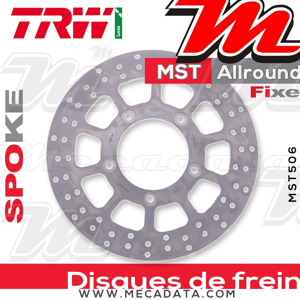 Disque de frein ~ TRW Lucas MST 506 ALL 
