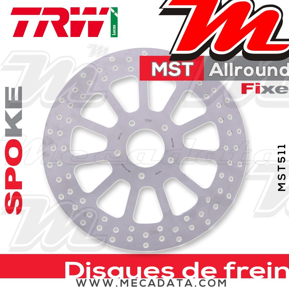Disque de frein ~ TRW Lucas MST 511 ALL 