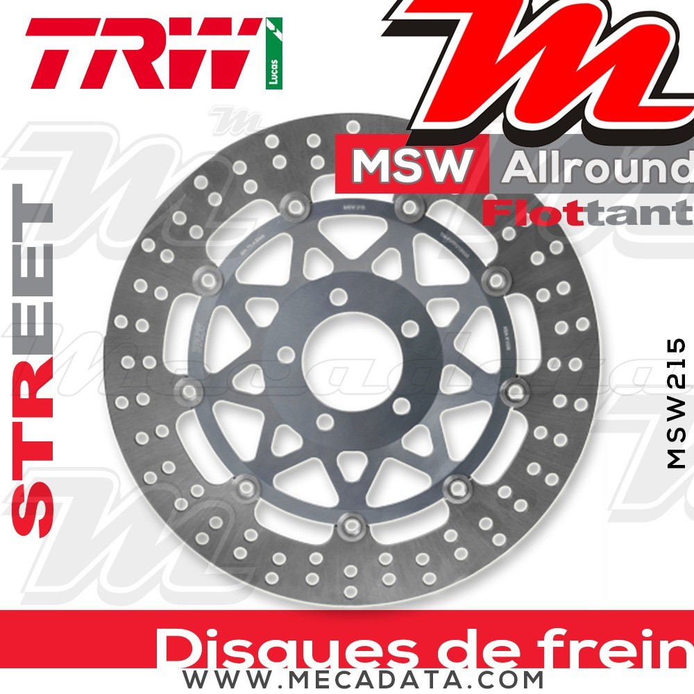 Disque de frein ~ TRW Lucas MSW 215 ALL 