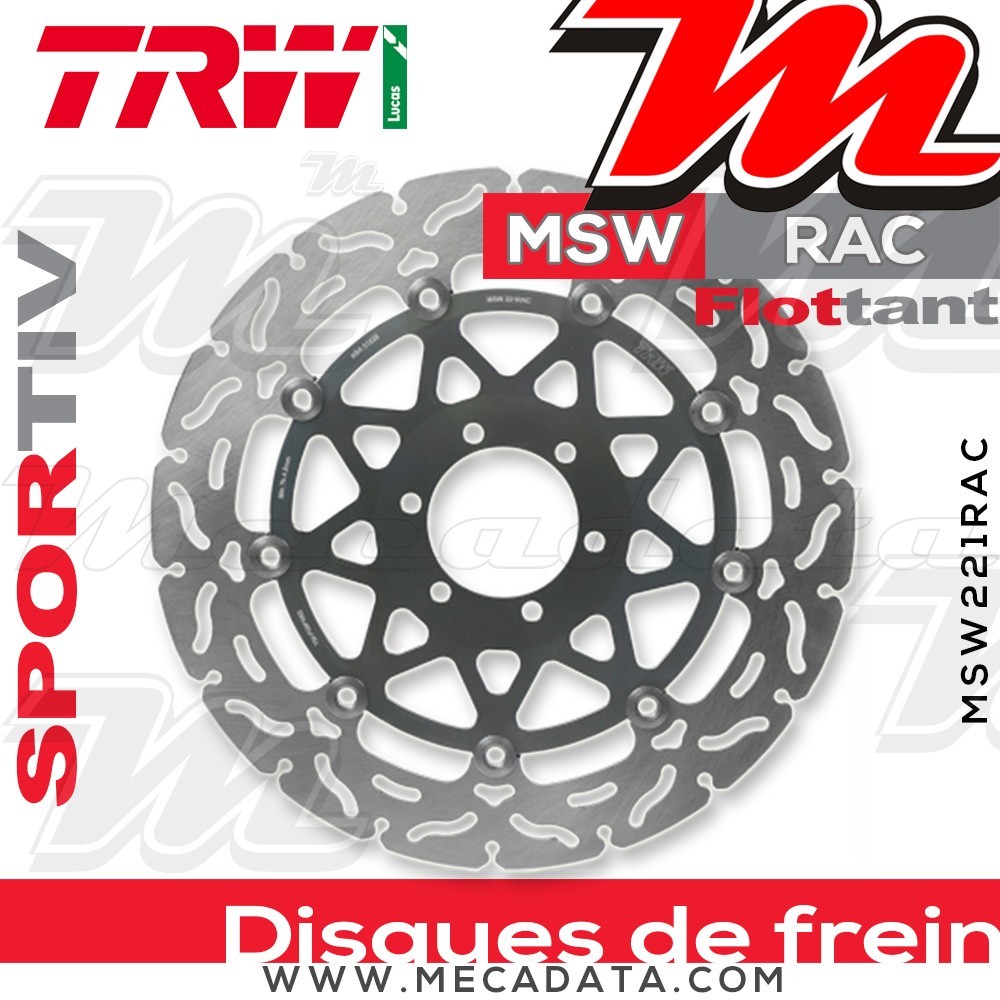 Disque de frein ~ TRW Lucas MSW 221 RAC 