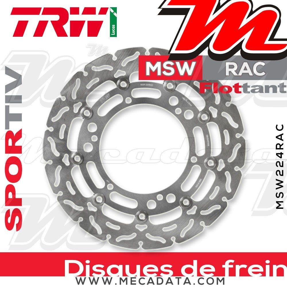 Disque de frein ~ TRW Lucas MSW 224 RAC 