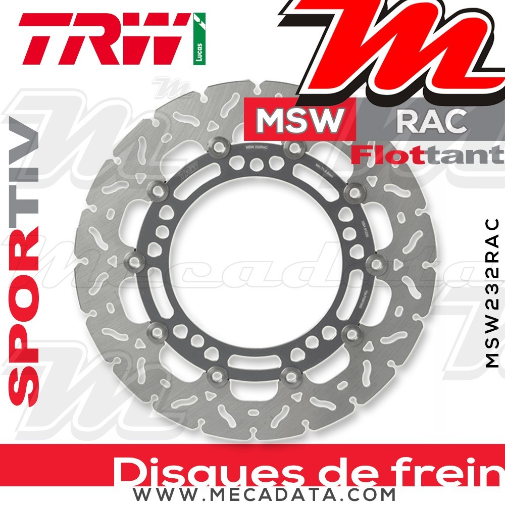 Disque de frein ~ TRW Lucas MSW 232 RAC 