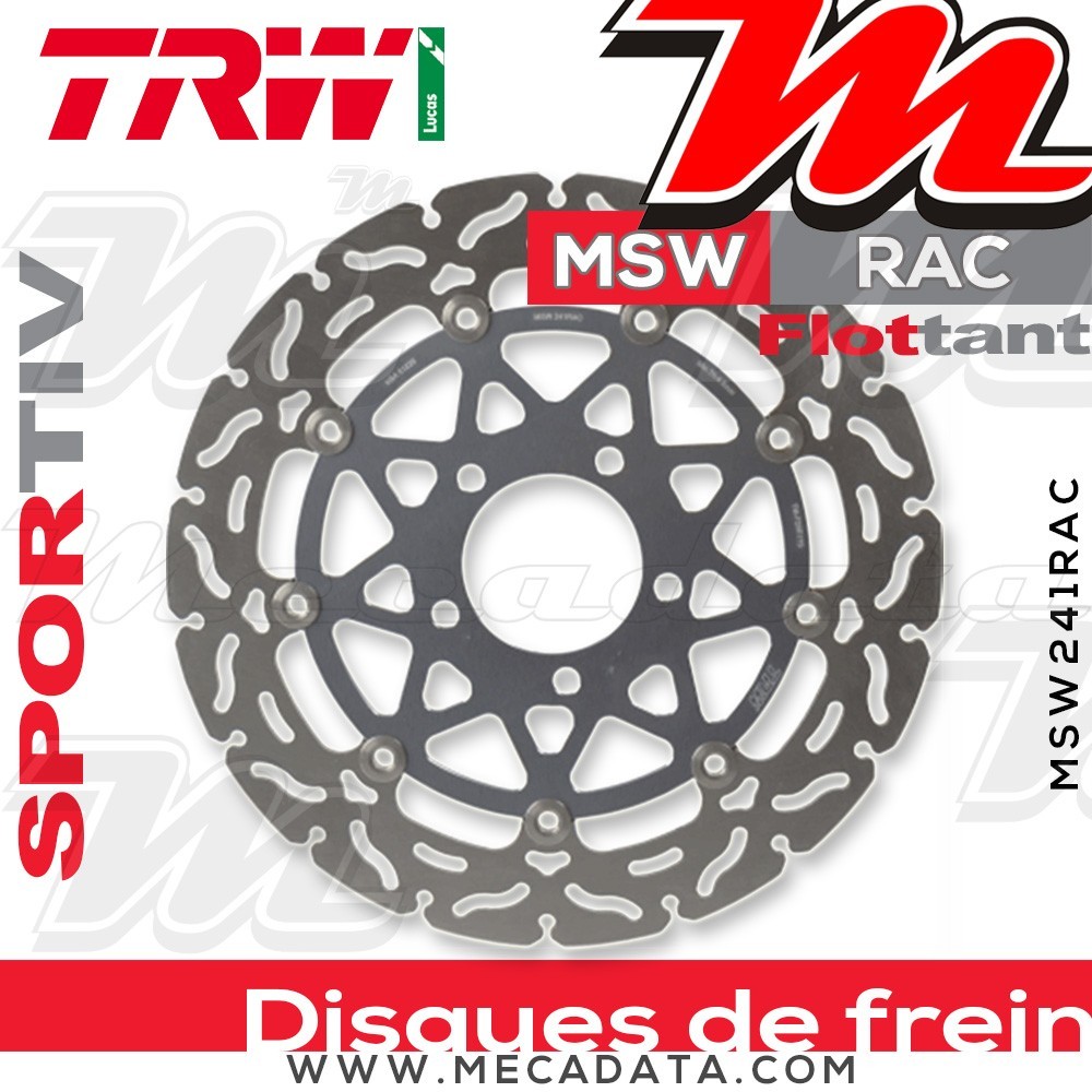 Disque de frein ~ TRW Lucas MSW 241 RAC 