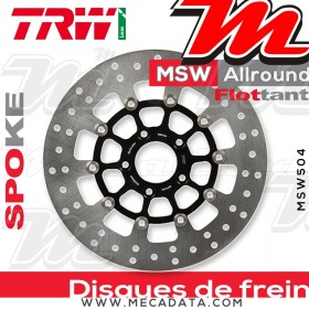 Disque de frein ~ TRW Lucas MSW 504 ALL 