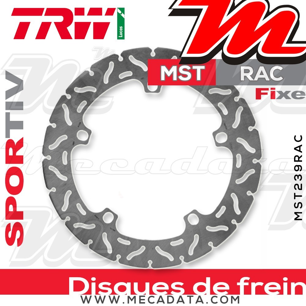 Disque de frein ~ TRW Lucas MST 239 RAC 