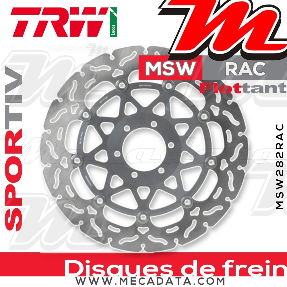 Disque de frein ~ TRW Lucas MSW 282 RAC 