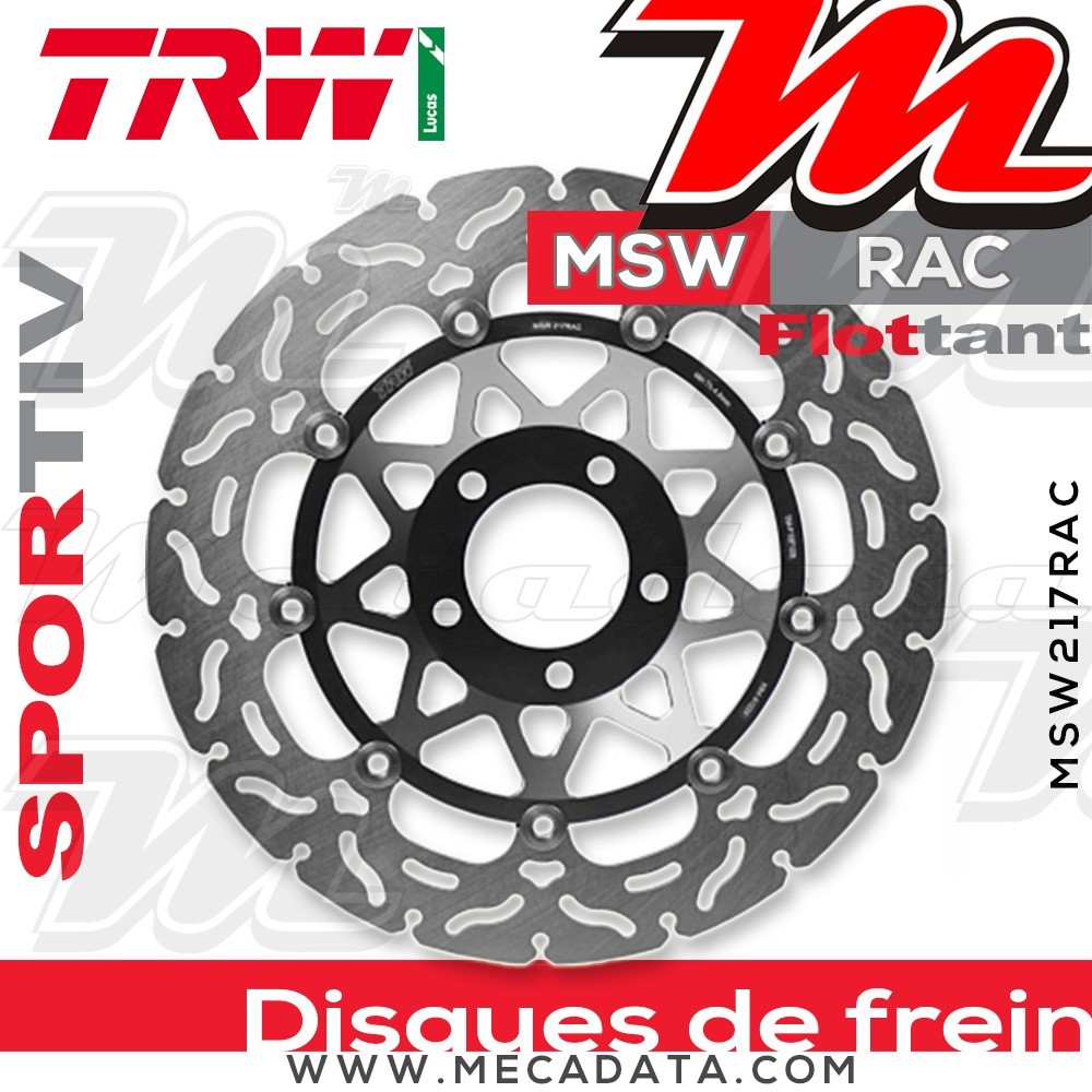 Disque de frein ~ TRW Lucas MSW 217 RAC 
