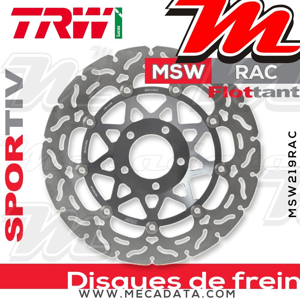 Disque de frein ~ TRW Lucas MSW 219 RAC 