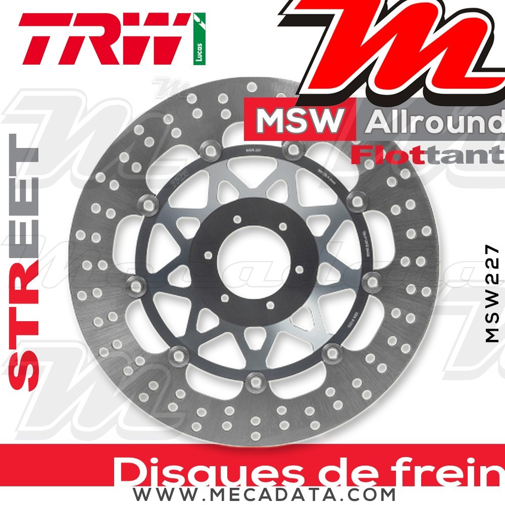 Disque de frein ~ TRW Lucas MSW 227 ALL 