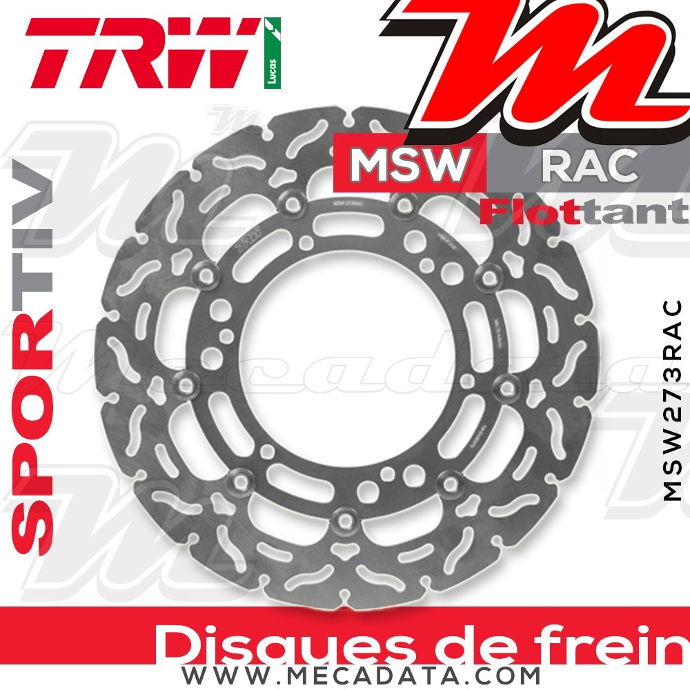 Disque de frein ~ TRW Lucas MSW 273 RAC 
