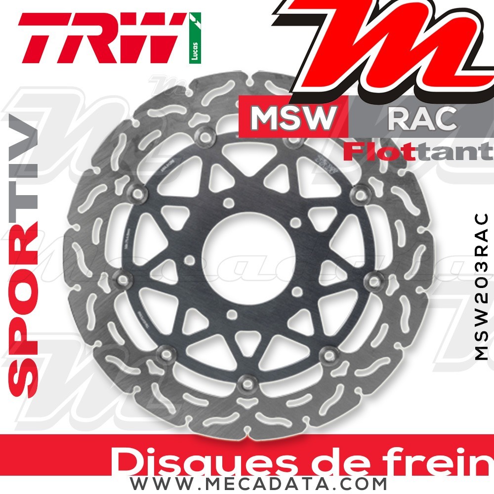 Disque de frein ~ TRW Lucas MSW 203 RAC 