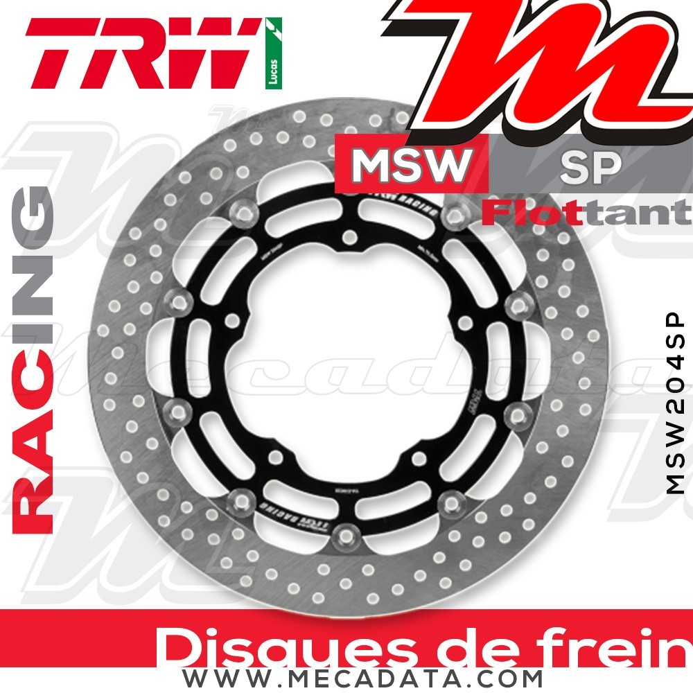 Disque de frein ~ TRW Lucas MSW 204 SP 
