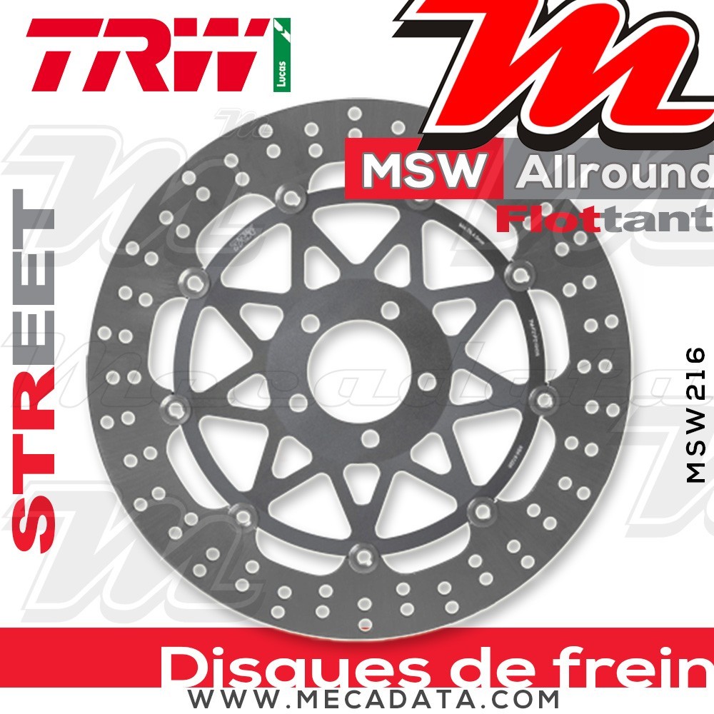 Disque de frein ~ TRW Lucas MSW 216 ALL 