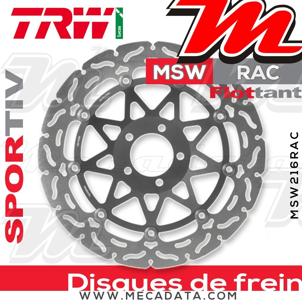 Disque de frein ~ TRW Lucas MSW 216 RAC 