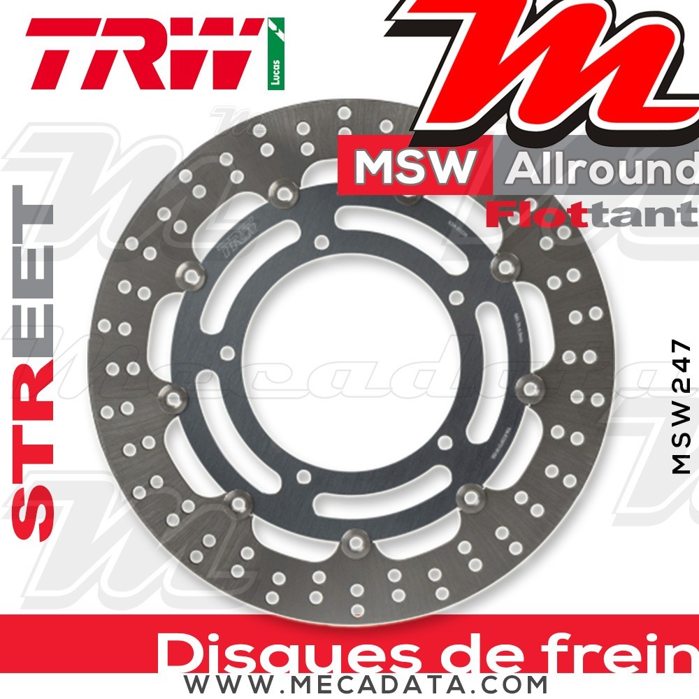 Disque de frein ~ TRW Lucas MSW 247 ALL 