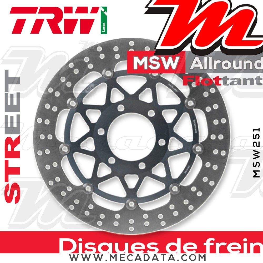Disque de frein ~ TRW Lucas MSW 251 ALL 
