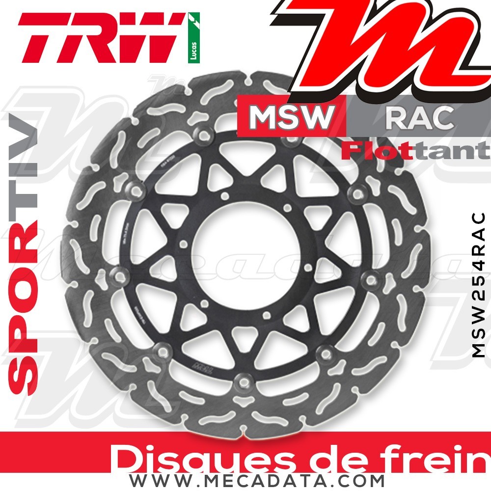 Disque de frein ~ TRW Lucas MSW 254 RAC 