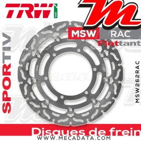 Disque de frein ~ TRW Lucas MSW 262 RAC 