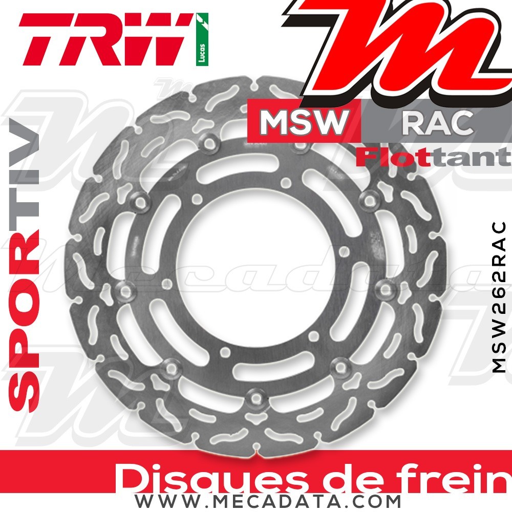 Disque de frein ~ TRW Lucas MSW 262 RAC 