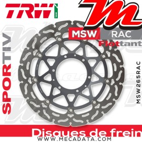Disque de frein ~ TRW Lucas MSW 265 RAC 