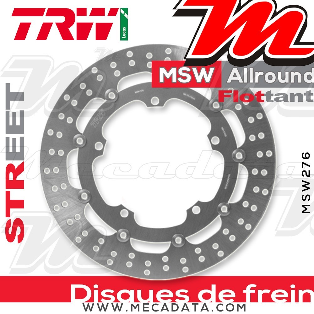 Disque de frein ~ TRW Lucas MSW 276 ALL 