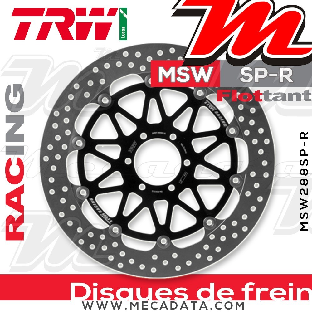 Disque de frein ~ TRW Lucas MSW 288 SP-R 