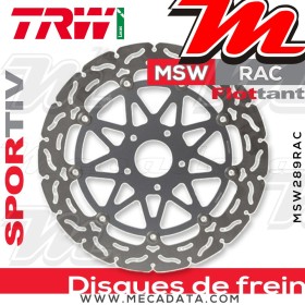 Disque de frein ~ TRW Lucas MSW 289 RAC 